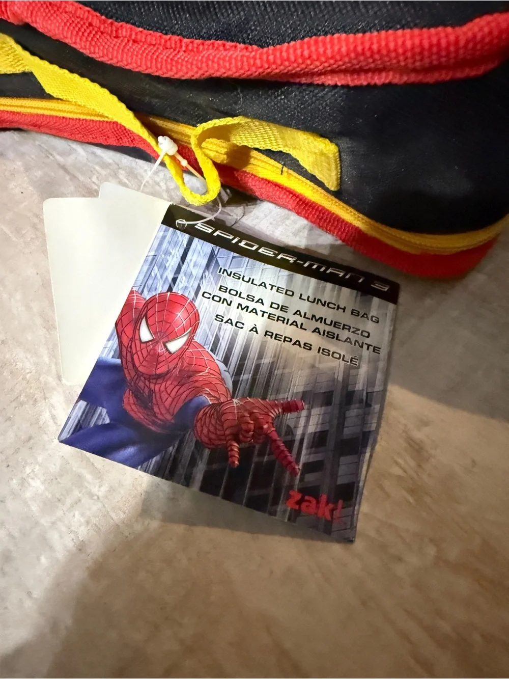 New with Tags- Spiderman Lunchbox